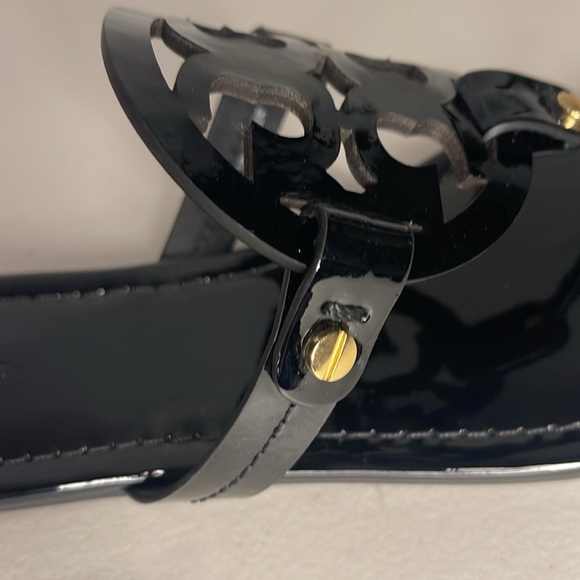 Tory Burch Miller Patent Perfect Balck Size 9 - Picture 6 of 16